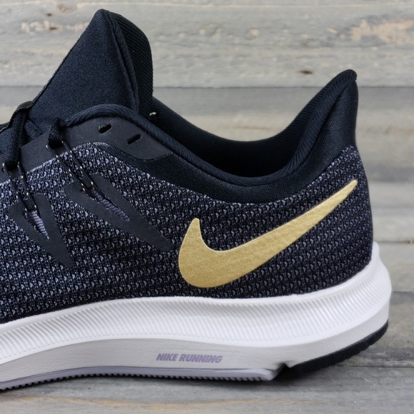 nike quest black gold